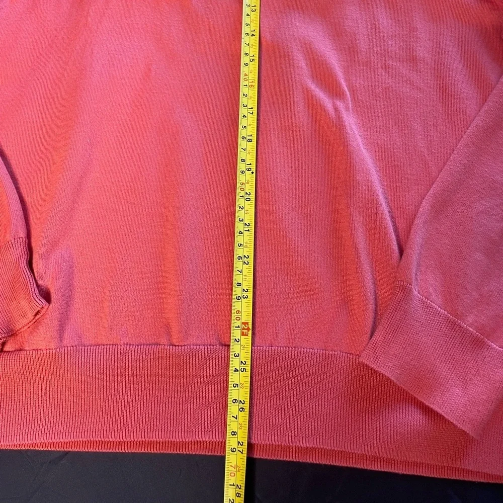 Brooks Brothers Men's Zip-Up Sweater in Coral